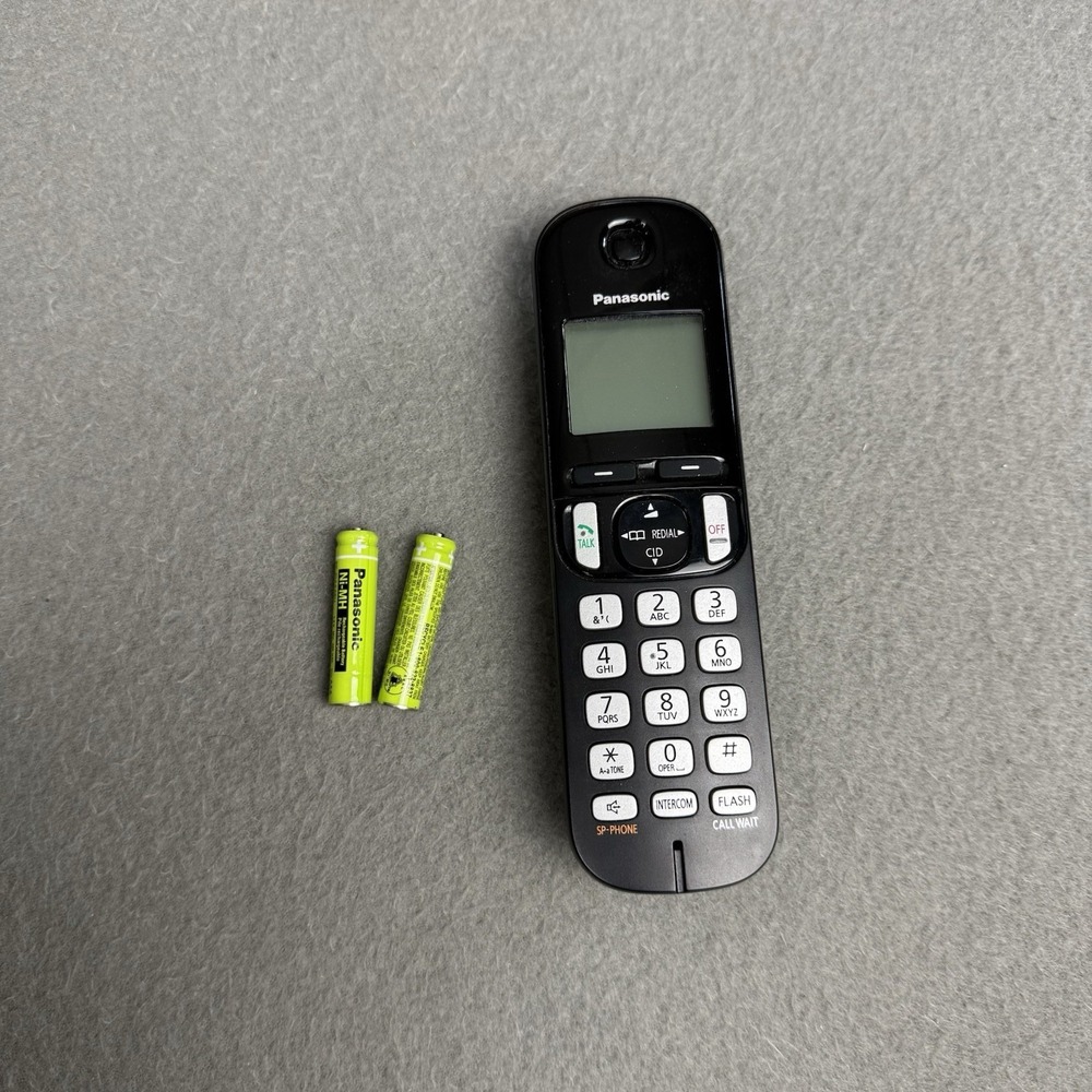 Black PANASONIC KX-TGCA20 REPLACEMENT SPARE HANDSET‎ ONLY- Black